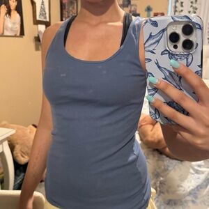GAP Women's Slate Blue Tank Top